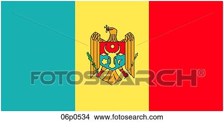 Clipart - moldova flag. Fotosearch