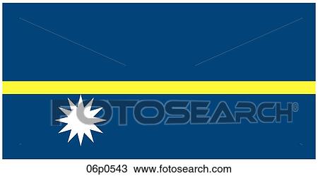 Clipart - nauru flag. Fotosearch