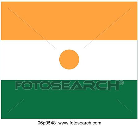 Clip Art - niger flag. Fotosearch