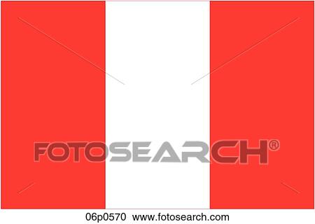 Clipart - peru flag, civil. Fotosearch