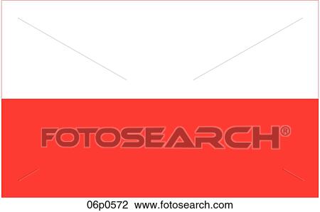Clipart - poland flag. Fotosearch