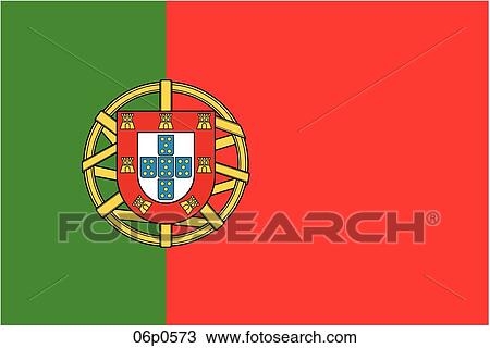 portugal flag View Large Clip Art Graphic Clipart - portugal flag. Fotosearch
