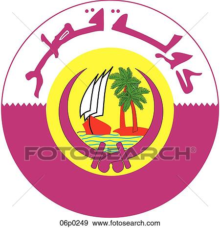 Clip Art - qatar. Fotosearch