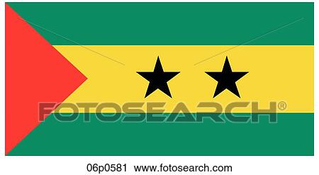 sao tome & principe flag View Large Clip Art Graphic Clipart - sao tome & principe flag. Fotosearch