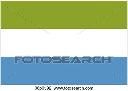 Clipart - sierra leone flag. Fotosearch