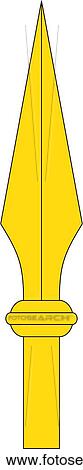 staff spear simple View Large Clip Art Graphic Clipart - staff spear simple. Fotosearch
