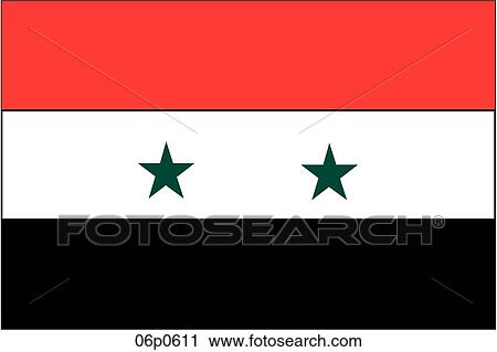 syria flag View Large Clip Art Graphic Clipart - syria flag. Fotosearch