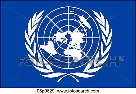 united nations flag View Large Clip Art Graphic Clip Art - united nations flag. Fotosearch