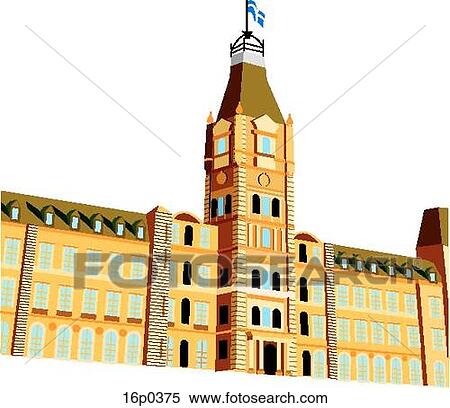 ケベックの国家総会 クリップアート 切り張り イラスト 絵画 集 16p0375 Fotosearch