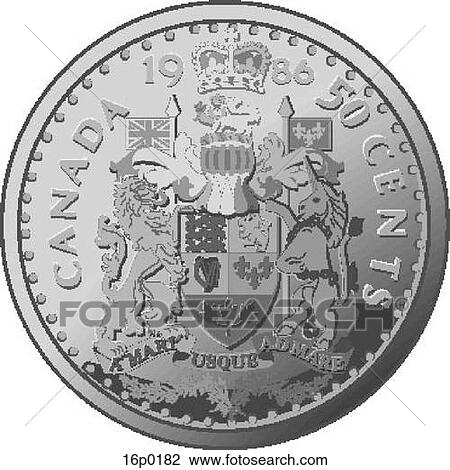 50 Cents View Large Clip Art Graphic Clipart - 50 Cents. Fotosearch