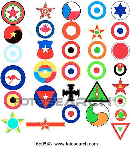 Aircraft Markings One View Large Clip Art Graphic Clipart - Aircraft Markings One. Fotosearch