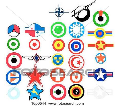 Aircraft Markings Two View Large Clip Art Graphic Clipart - Aircraft Markings Two. Fotosearch