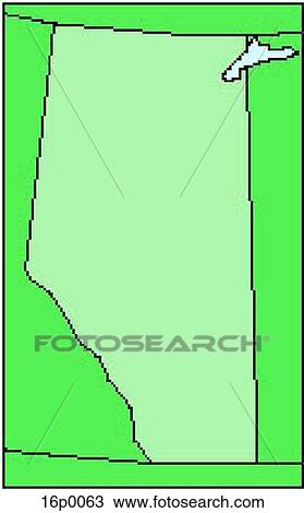 Alberta View Large Clip Art Graphic Clipart - Alberta. Fotosearch