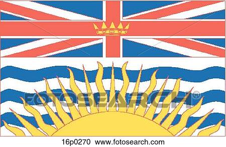 BC Flag View Large Clip Art Graphic Clipart - BC Flag. Fotosearch