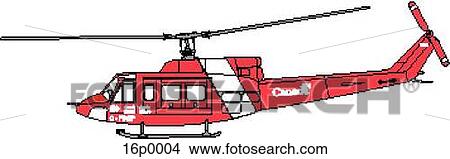 Bell 212 View Large Clip Art Graphic Clipart - Bell 212. Fotosearch