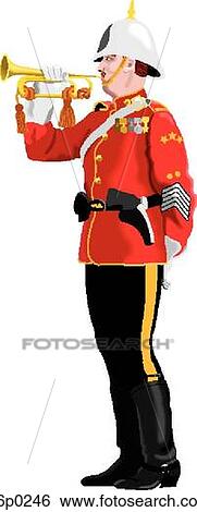 Clip Art - Bugle Call. Fotosearch