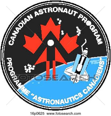 Canadian Astronaut Program View Large Clip Art Graphic Clipart - Canadian Astronaut Program. Fotosearch