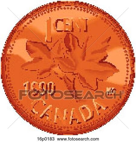 Canadian Coin Back (CN) View Large Clip Art Graphic Clipart - Canadian Coin Back (CN). Fotosearch