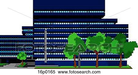 Canadian Def F HQ Building View Large Clip Art Graphic Clipart - Canadian Def F HQ Building. Fotosearch