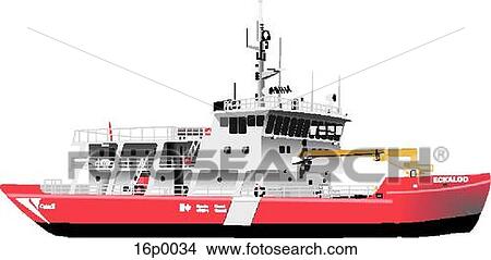 Clipart - CCGS Eckaloo 3D. Fotosearch