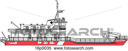 Clipart - CCGS Eckaloo. Fotosearch