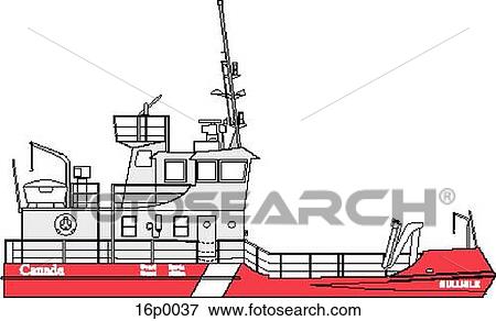 CCGS Gull Isle View Large Clip Art Graphic Clip Art - CCGS Gull Isle. Fotosearch