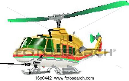 Clipart - CH-139 Jet Ranger. Fotosearch