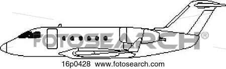 Clip Art - CP-144A Challenger Side. Fotosearch