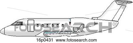 Clipart - CP-144A winglets. Fotosearch
