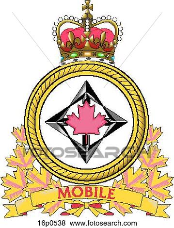 Clip Art - DND Mobile Command Badge. Fotosearch