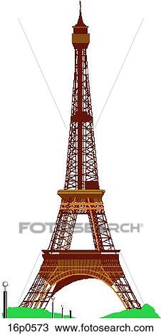 Clipart - Eiffel Tower_. Fotosearch