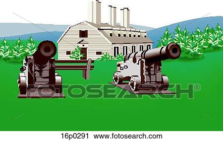 Clipart - Fort Anne. Fotosearch