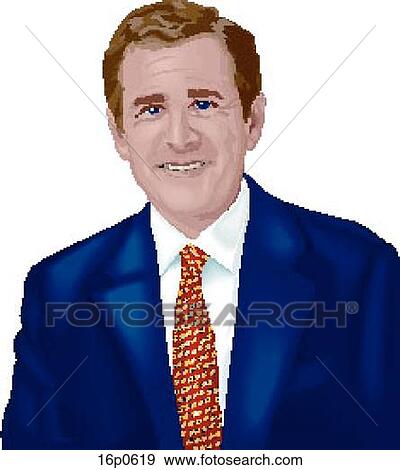 Clip Art - Governor Bush_. Fotosearch