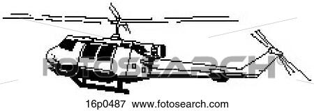 Clip Art - Griffon Flying. Fotosearch