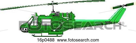Clip Art - Griffon Helicopter. Fotosearch