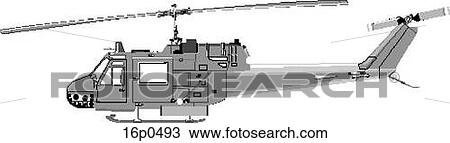 Clipart - Griffon Side B&W. Fotosearch