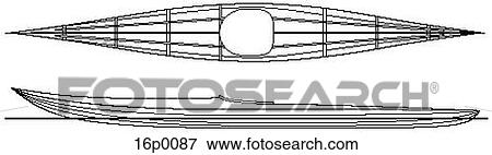Clip Art - Kayak. Fotosearch