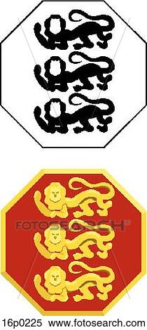 Lions ornament View Large Clip Art Graphic Clipart - Lions ornament. Fotosearch
