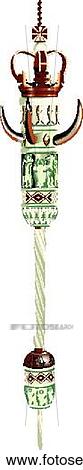 Clipart - Mace of NW Territories. Fotosearch