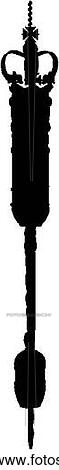 Clip Art - Mace silhouette. Fotosearch