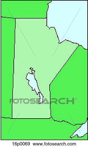 Manitoba View Large Clip Art Graphic Clip Art - Manitoba. Fotosearch