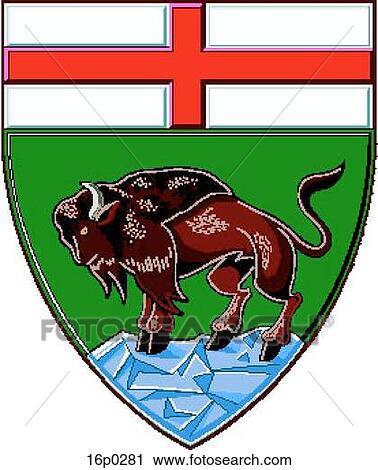Clipart - Manitoba Coat of Arms. Fotosearch
