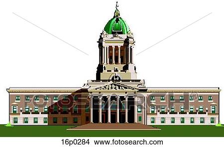 Clipart - Manitoba Legislative Bldg. Fotosearch