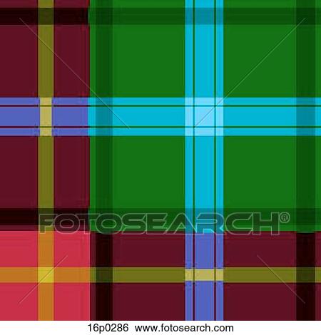 Clip Art - Manitoba Tartan. Fotosearch