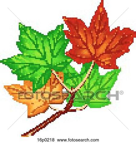 Maple Leaves View Large Clip Art Graphic Clip Art - Maple Leaves. Fotosearch