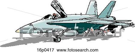 MDD CF_18 on ground 2 View Large Clip Art Graphic Clip Art - MDD CF_18 on ground 2. Fotosearch
