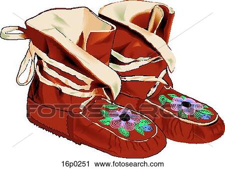 Moccasins View Large Clip Art Graphic Clipart - Moccasins. Fotosearch