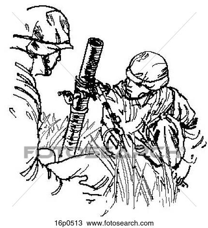 Clipart - Mortar-Launch. Fotosearch