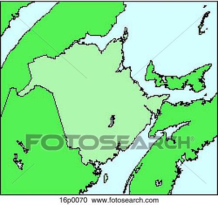 New Brunswick View Large Clip Art Graphic Clipart - New Brunswick. Fotosearch