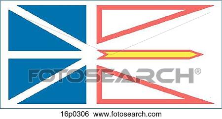 Download Newfoundland Flag Clip Art | 16p0306 | Fotosearch